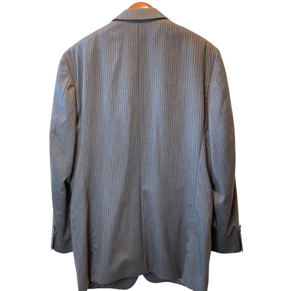 Joseph Abboud Mens Blazer Coat Jacket Single Breasted Long Sleeve Gray Size 40 - Picture 2 of 7